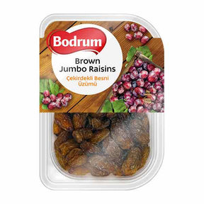 Bodrum Brown Jumbo Raisins 250g – available from Foodsklep with UK delivery