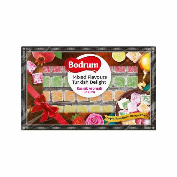 Bodrum Luxury Mixed Fruits Turkish Delight 350g