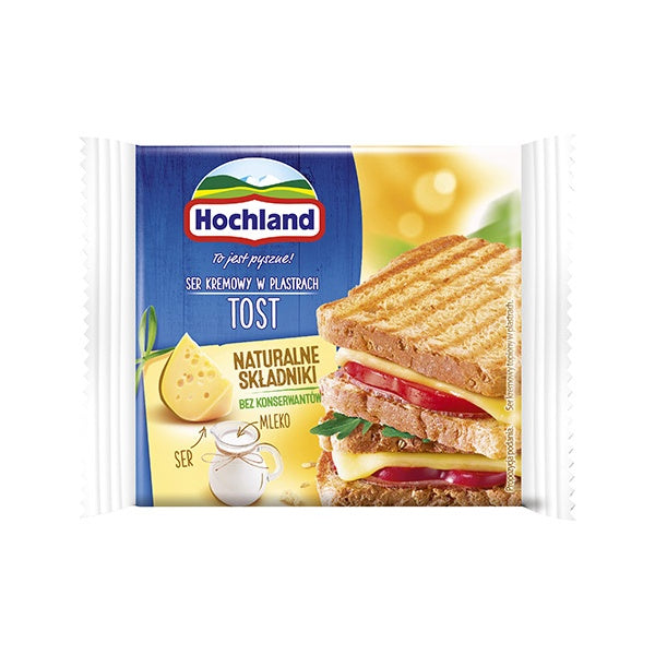 Hochland Sliced Plain Toast Cheese 130g
