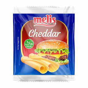 Melis Sliced Cheddar Cheese 130g – available from Foodsklep with UK delivery