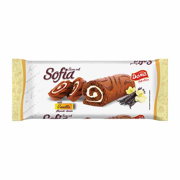 Doma Vanilla Sofia Swiss Roll 200g