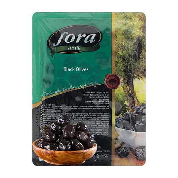 Fora Konfit Black Olives 400g