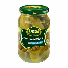 Smak Pickled Cucumbers in Brine 900g – available from Foodsklep with UK delivery