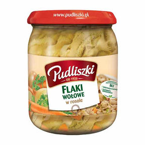 Pudliszki Filaki with Beef Tripe in Broth Ready Meal 500g – available from Foodsklep with UK delivery