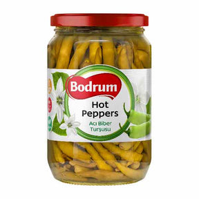 Bodrum Pickled Hot Peppers 630g – available from Foodsklep with UK delivery