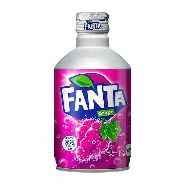 Fanta Grape Japanese Metal Bottle 300ml