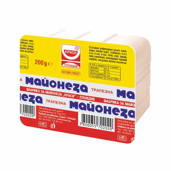 Krassi Table Mayonnaise 200g