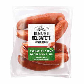 Dunareu Sausages with Turkey & Chicken Approx. 1kg – available from Foodsklep with UK delivery