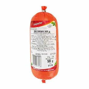 Sokolow Doktorska Sausage 500g – available from Foodsklep with UK delivery