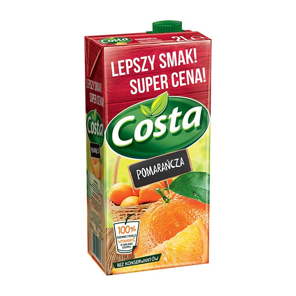 Costa Orange Juice 2L