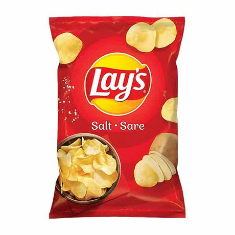 Lays Salt Crisps 125g — classic lightly salted potato chips from Foodsklep