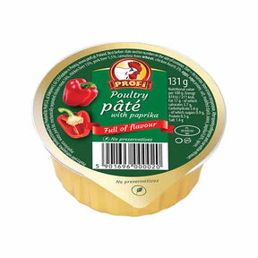 Profi Poultry Pate with Paprika 131g – available from Foodsklep with UK delivery