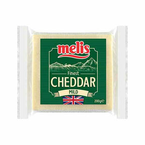 Melis Mild Cheddar Cheese 200g – available from Foodsklep with UK delivery