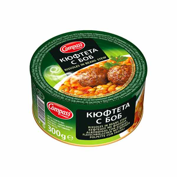 Compass Rissoles In Beans Stew 300g