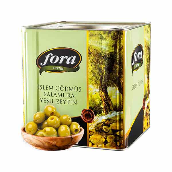 Fora Pitted Green Olives 8kg