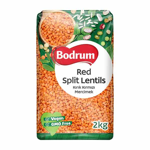 Bodrum Red Split Lentils 2kg