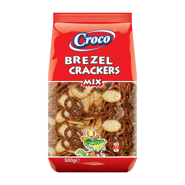 Croco Mix Crackers & Brezel 500g