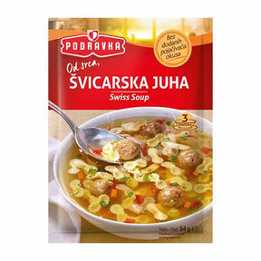Podravka Swiss Soup 54g – available from Foodsklep with UK delivery