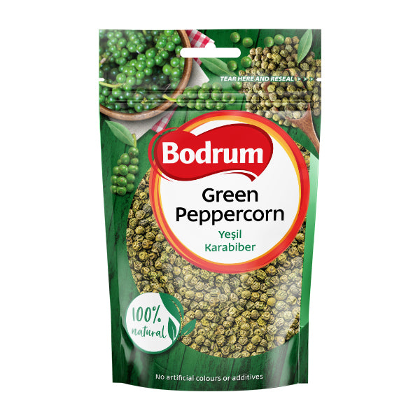 Bodrum Green Pepper Corns 75g