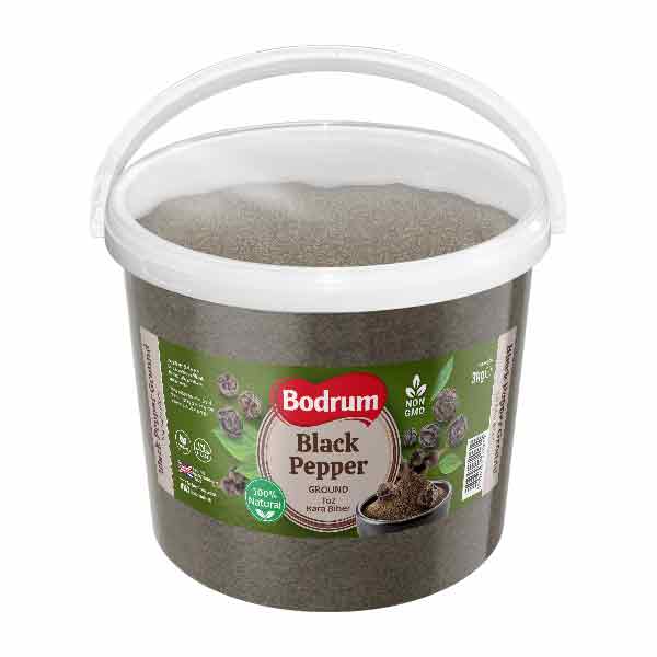 Bodrum Black Pepper Ground Bucket 3kg