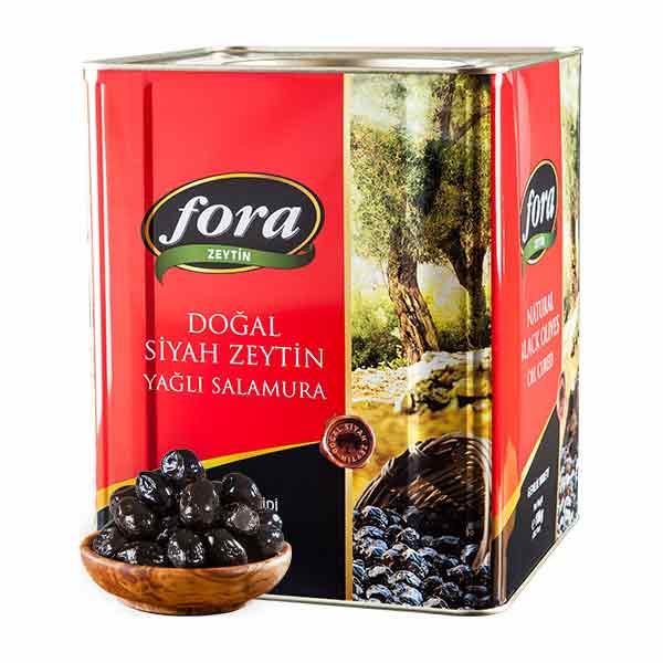 Fora Gemlik Oily Black Olives 10kg
