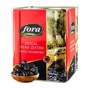 Fora Gemlik Oily Black Olives 10kg – available from Foodsklep with UK delivery