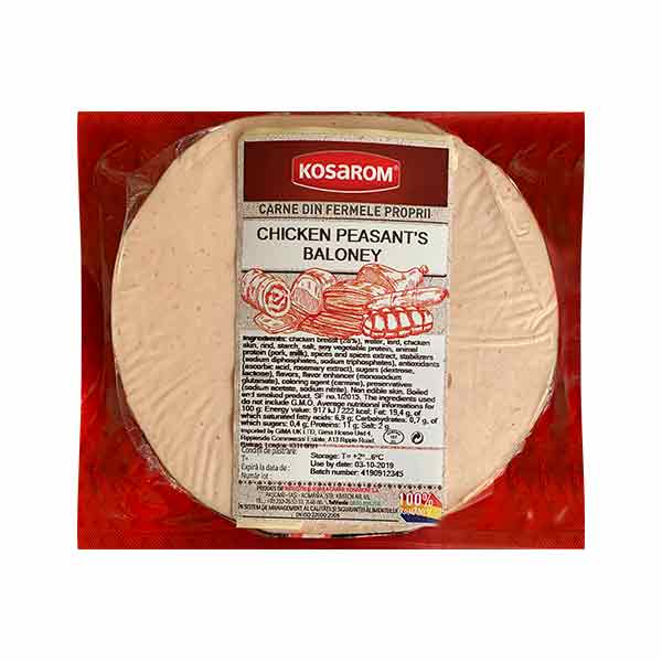Kosarom Chicken Peasants Baloney Approx. 500g