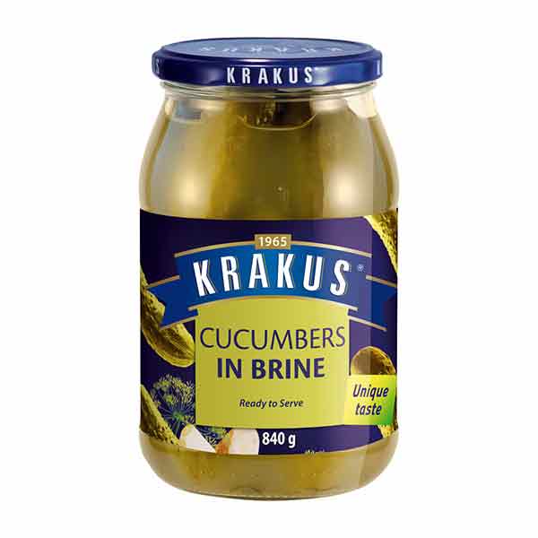 Krakus Cucumbers in Brine 840g