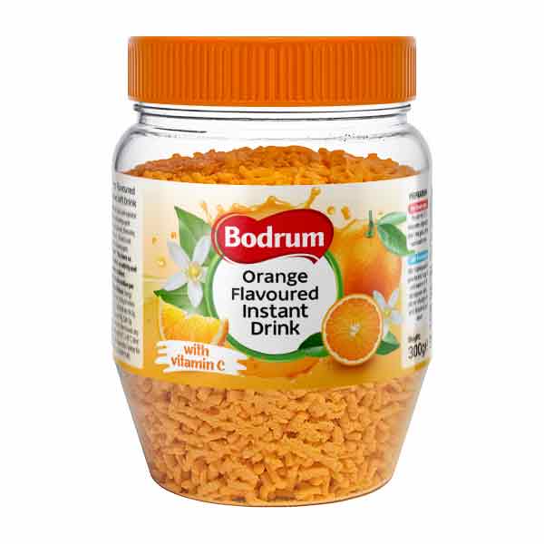 Bodrum Instant Orange Flavoured Drink 300g — powdered orange drink mix from Foodsklep