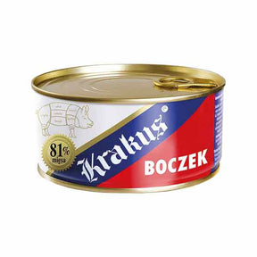 Krakus Canned Meat Boczek 300g – available from Foodsklep with UK delivery