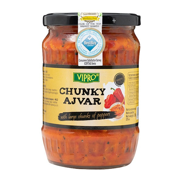 Vipro Chunky Homemade Mild Ajvar 580ml