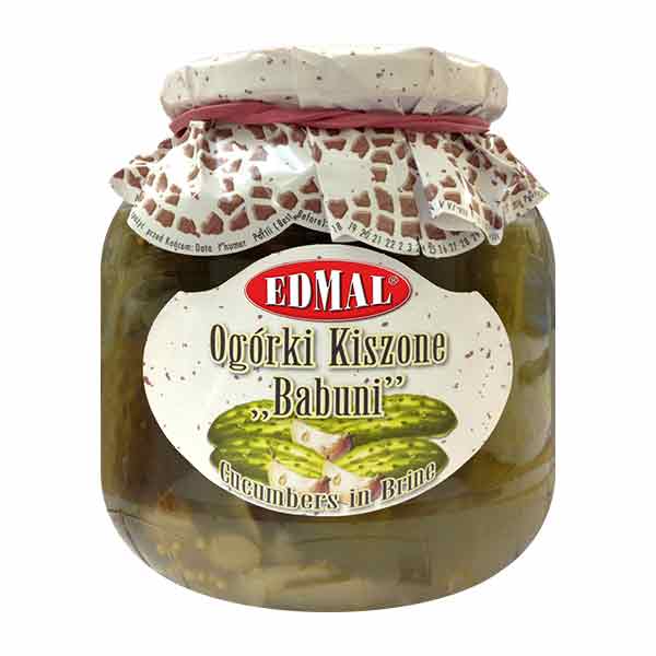 Edmal Ogorki Kiszone Babuni 680g