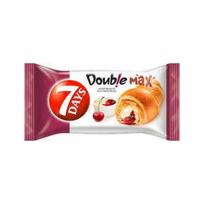 7 Days Double Croissant with Vanilla & Sour Cherry Filling 80g – available from Foodsklep with UK delivery