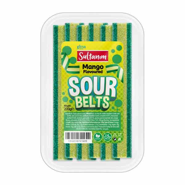 Sultanim Sour Belt Mango Flat Box 200g