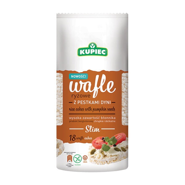Kupiec Rice Cakes with Pumpkin Seeds 90g