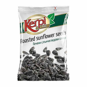 Kerpi Roasted & Salted Black Sunflower Seeds 90g – available from Foodsklep with UK delivery
