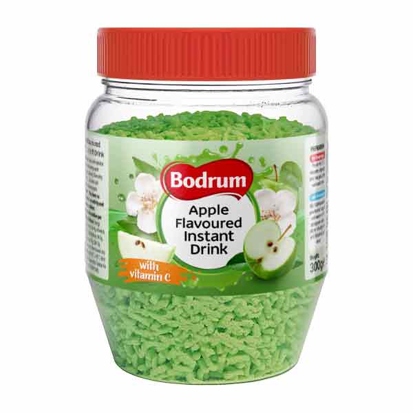 Bodrum Instant Apple Flavoured Drink 300g — apple powdered drink mix from Foodsklep