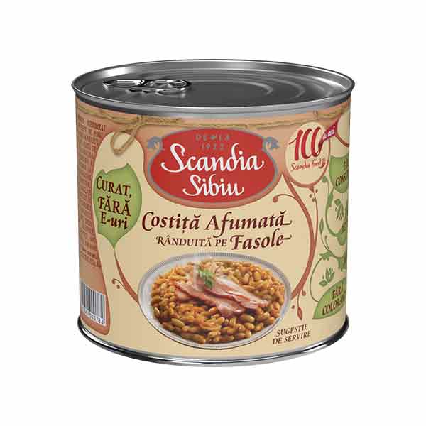 Scandia Sibiu Spare Ribs with Beans 400g