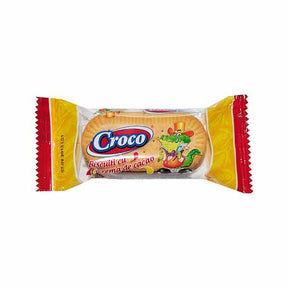 Croco Oval Sandwich with Cocoa Cream Biscuits 25g – available from Foodsklep with UK delivery