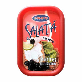Bonito Herring Salad with Olives 150g – available from Foodsklep with UK delivery