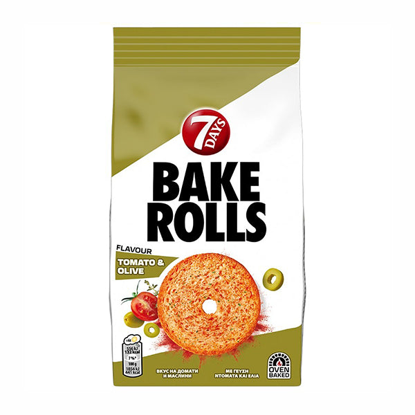 7 Days Tomato, Olives & Oregano Bake Rolls 80g
