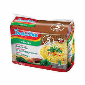 Indomie Beef 5 Pack Noodles 350g – available from Foodsklep with UK delivery
