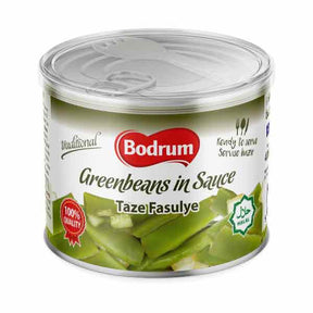 Bodrum Green Beans in Tomato Sauce Ready Meal 400g – available from Foodsklep with UK delivery