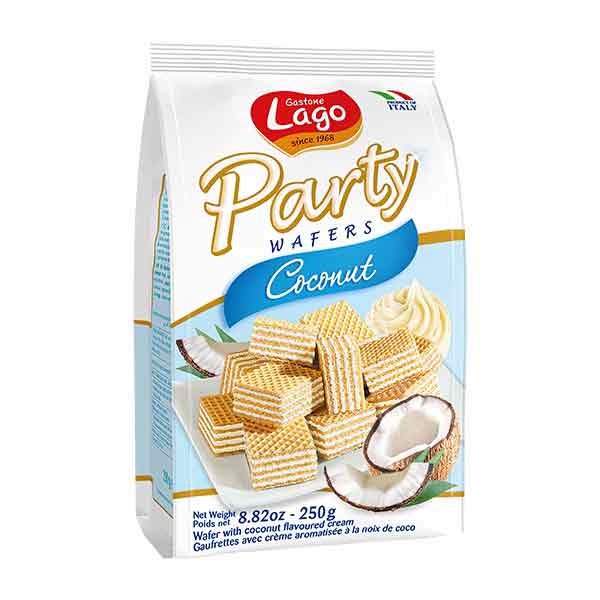 Lago Party Coconut Wafer 250g