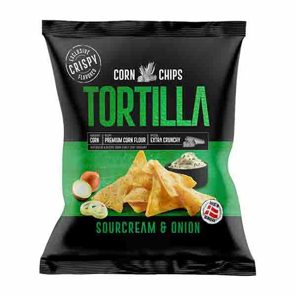 Ok Snacks Sour Cream and Onion Tortilla Chips 150g