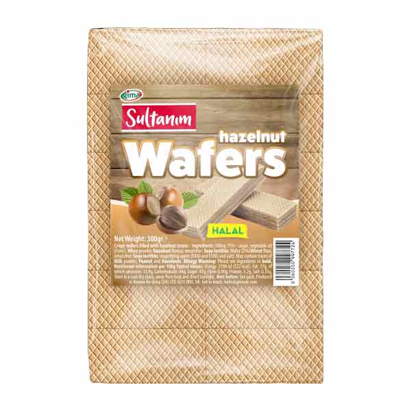 Sultanim Hazelnut Wafers 300g