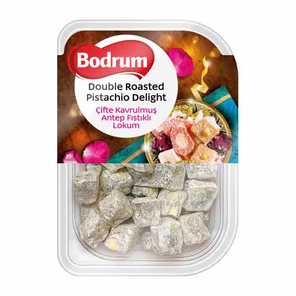 Bodrum Double Roasted Pistachio Turkish Delight 200g