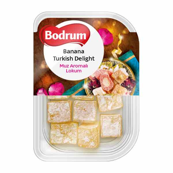 Bodrum Banana Turkish Delight 200g