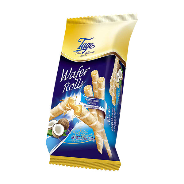Tago Coconut Wafer Rolls 150g