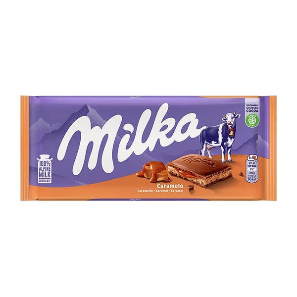 Milka Caramel Chocolate 100g